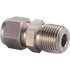 Parker 4MSC6N-316 Compression Tube Connector: 3/8-18" Thread, Compression x MNPT