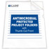 CLINE PRODUCTS INC C-Line 62137  Poly Project Folders with Antimicrobial Protection - Reduced Glare, 11 X 8-1/2, 25/BX, 62137