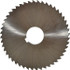 Controx 12601013170001 Slitting & Slotting Saw: 4" Dia, 1/8" Thick, 1" Arbor Hole, 48 Teeth, Cobalt