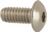 Value Collection 063028PR Button Socket Cap Screw: #8-32 x 3/8, Stainless Steel, Uncoated