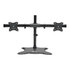 TRIPP LITE DDR1327SDD  Dual-Monitor TV Desktop Display Mount Stand Full Motion 13in- 27in Flat Screen Displays - Stand - full-motion - for 2 LCD displays - steel - black - screen size: 13in-27in - desktop