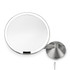 SIMPLEHUMAN LLC ST3002 simplehuman Sensor 5X Magnification Wall-Mount Makeup Mirror, 8in, Stainless Steel