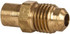 Parker 43F-6-4 Brass Flared Tube Flare To Solder: 3/8" Tube OD, 5/8-18 Thread, 45 ° Flared Angle