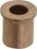 Boston Gear 35524 Flanged Sleeve Bearing: 3/16" ID, 5/16" OD, 3/8" OAL, Oil Impregnated Bronze