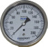 Ashcroft 83190XLL Pressure Gauge: 3-1/2" Dial, 0 to 200 psi, 1/4" Thread, MNPT, Center Back Mount