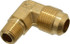 Parker 149F-8-4 Brass Flared Tube Male Elbow: 1/2" Tube OD, 1/4-18 Thread, 45 ° Flared Angle