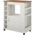 AMERIWOOD INDUSTRIES, INC. Ameriwood Home 5276817COM  Williams Kitchen Cart, 35-1/8inH x 29-5/8inW x 17-1/4inD, White