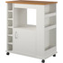 AMERIWOOD INDUSTRIES, INC. 5276817COM Ameriwood Home Williams Kitchen Cart, 35-1/8inH x 29-5/8inW x 17-1/4inD, White