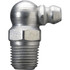 Alemite 1693 Leakproof Grease Fitting: 90 &deg; Head, 1/8" NPTF