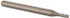 Accupro 12276842 Square End Mill: 0.065" Dia, 0.195" LOC, 4 Flutes, Solid Carbide