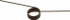 Gardner Spring GT3528118-MR 180° Deflection Angle, 0.45" OD, 0.035" Wire Diam, 4 Coils, Torsion Spring