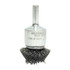 Weiler 10076 End Brushes: 1-1/4" Dia, Steel, Crimped Wire