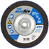 Norton 66254461190 Flap Disc: 5/8-11 Hole, 40 Grit, Zirconia Alumina, Type 29