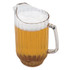 CAMBRO MFG. CO. P480CW135 Cambro Camwear Pitchers, 48 Oz, Clear, Pack Of 6 Pitchers