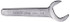 Martin Tools 1228 Service Open End Wrench: Single End Head, Single Ended