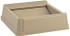 Rubbermaid FG266400BEIG Trash Can & Recycling Container Lid: Square, For 35 & 50 gal Trash Can