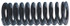 Associated Spring Raymond 103-822 Die Spring: 2" Hole Dia, 1" Rod Dia, 5-1/2" Free Length, Blue