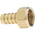 Parker 701004 Barbed Hose Fitting: 1/2" x 1/2" ID Hose, Connector