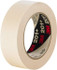 3M 7000124882 Masking Tape: 36 mm Wide, 60 yd Long, 4.4 mil Thick, Tan