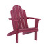 LINON HOME DECOR PRODUCTS, INC OFDP1250 Linon Troy Adirondack Outdoor Chair, Red