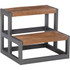L. POWELL ACQUISITION CORP. ODP2708 Powell Ephraim Bed Steps, 15inH, Gunmetal L. POWELL ACQUISITION CORP. ODP2708 Powell Ephraim Bed Steps, 15inH, Gunmetal