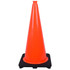 PRO-SAFE DH-NTC-70N2[NT] Cone with Base: Polyvinylchloride, 28" OAH, Orange