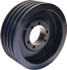 TB Wood's 3V804 4 Groove, 1/2 to 2-1/2 Bore Diam, 8" Outside Diam, QD Bushed V Belt Sheave