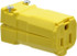 Hubbell Wiring Device-Kellems HBL5969VY Straight Blade Connector: 5-15R, 125VAC, Yellow