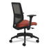 HON COMPANY SVM1ALICC46T Solve Series Mesh Back Task Chair, Supports Up to 300 lb, 18" to 23" Seat Height, Bittersweet Seat, Charcoal Back, Black Base