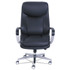 LA-Z-BOY CHAIR COMPANY 48968 Commercial 2000 Big/Tall Executive Chair, Supports Up to 400 lb, 20.5" to 23.5" Seat Height, Black Seat/Back, Silver Base