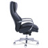 LA-Z-BOY CHAIR COMPANY 48968 Commercial 2000 Big/Tall Executive Chair, Supports Up to 400 lb, 20.5" to 23.5" Seat Height, Black Seat/Back, Silver Base