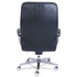 LA-Z-BOY CHAIR COMPANY 48968 Commercial 2000 Big/Tall Executive Chair, Supports Up to 400 lb, 20.5" to 23.5" Seat Height, Black Seat/Back, Silver Base