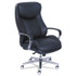 LA-Z-BOY CHAIR COMPANY 48968 Commercial 2000 Big/Tall Executive Chair, Supports Up to 400 lb, 20.5" to 23.5" Seat Height, Black Seat/Back, Silver Base