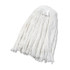BOARDWALK 2024RCT Cut-End Wet Mop Head, Rayon, #24, White, 12/Carton