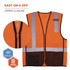 TENACIOUS HOLDINGS, INC. ergodyne® 23023 GloWear 8210Z Hi-Vis Class 2 Mesh Vest, Small to Medium, Orange