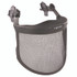 TENACIOUS HOLDINGS, INC. ergodyne® 60247 Skullerz 8989 Mesh Face Shield with Adapter for Hard Hat and Safety Helmet, Gray