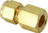 Ham-Let 3101970 Compression Tube Connector: 1/4" Thread, Compression x FNPT