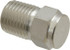 Ham-Let 3001196 Pipe Plug: 1/4" Fitting, 316 Stainless Steel