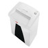 This continuous-duty paper shredders is capable of running without the need to stop and cool down. It is ideal for high-volume shredding jobs.  Optimized cutting device technology destroys 8-11 sheets of paper, creating 2,116 micro-cut/confetti-cut particles per page.  Continuous Duty Operation ensures continual shredding with no down time.  Energy Management Control System EcoSmart: particularly low power consumption of 0.1 watts in standby mode.  Quiet operation minimizes noise development in the workplace.  Cutting rollers made of hardened solid steel with manufacturers lifetime warranty.  Automatic start/stop, multifunction button with reversing function.  Bin-full/bin-open stops.  Inspection Window to monitor filling level.