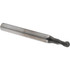 Fraisa B6062220 Ball End Mill: 4.00 mm Dia, 4.00 mm LOC, 2 Flute, Solid Carbide