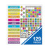 CARSON-DELLOSA EDUCATION 110522 Calendar Bulletin Board Sets, 129-Piece Set, Kind Vibes, 23" x 17", Multicolor