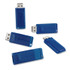 VERBATIM CORPORATION 99810 Classic USB 2.0 Flash Drive, 16 GB, Blue, 5/Pack