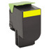 LEXMARK INT'L, INC. 80C10Y0 80C10Y0 Return Program Toner, 1,000 Page-Yield, Yellow