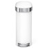 SIMPLEHUMAN LLC simplehuman CW2069  Slim Stainless Steel Step Trash Can, With Liner Rim, 11.9 Gallons, White With Stainless Steel Rim