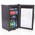 AVANTI BCA306SSIS 3 Cu. Ft. Refrigerator/Beverage Cooler, 18.75 x 19.5 x 33.75, Black/Stainless Steel Framed Glass Door