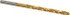 Chicago-Latrobe 41695 Jobber Length Drill Bit: #25, 135 &deg;, High Speed Steel