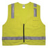 ERGODYNE CORPORATION Ergodyne 21489  GloWear Flame-Resistant Hi-Vis Safety Vest, Class 2 Surveyors, 4X/5X, Lime, 8262FRZ