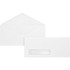 SP RICHARDS 04468 Business Source No. 10 Diagonal Seam Window Envelopes - Single Window - #10 - 4 1/8in Width x 9 1/2in Length - 24 lb - Gummed - Wove - 500 / Box - White