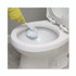 BOARDWALK 00160 Deluxe Toilet Bowl Mop, 12" Handle, 2" Mop Head, White, 25/Carton
