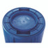 RUBBERMAID COMMERCIAL PROD. 264360BE Vented Round Brute Container, 44 gal, Plastic, Blue
